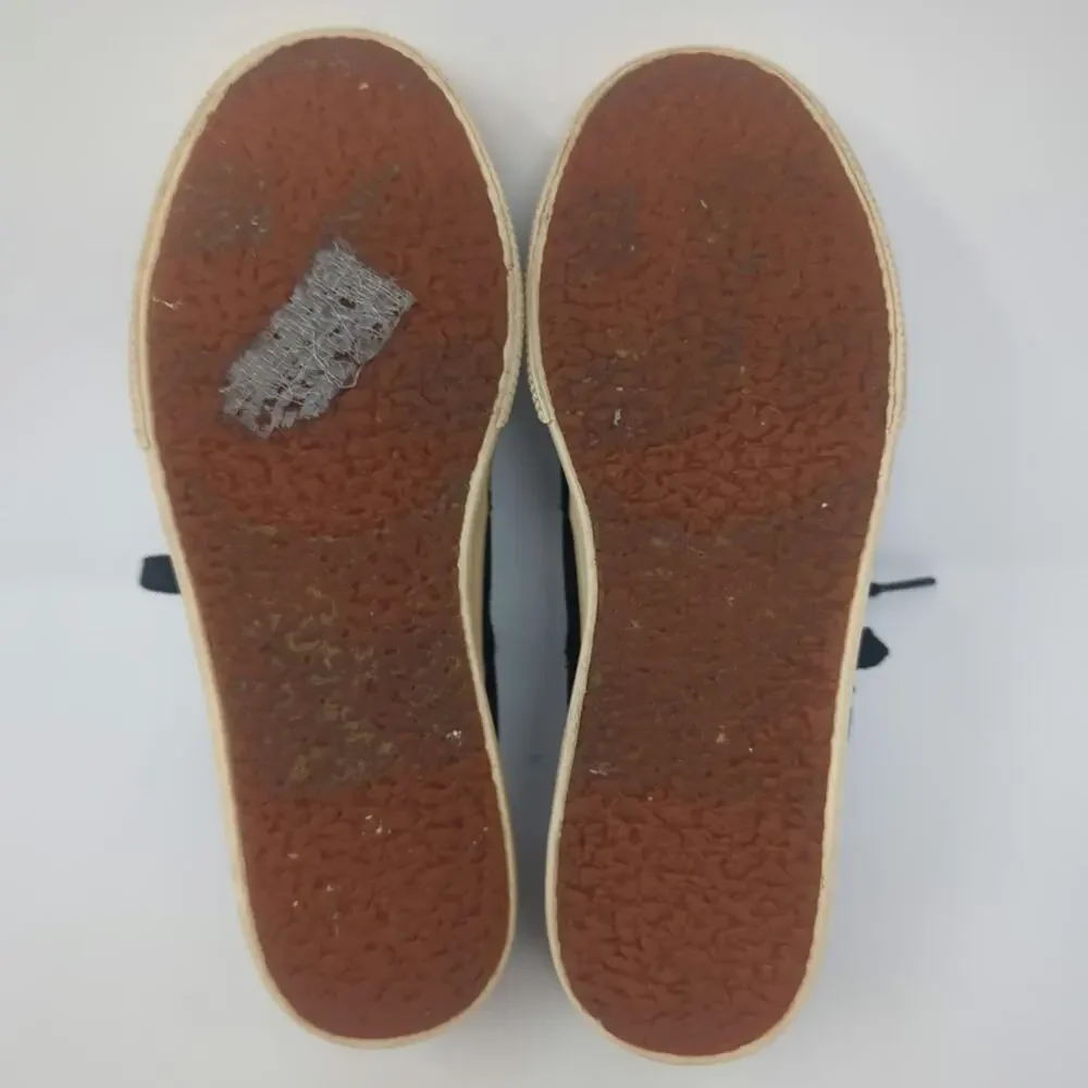 Superga 2790 Platform Black Sneaker Womens Size 7